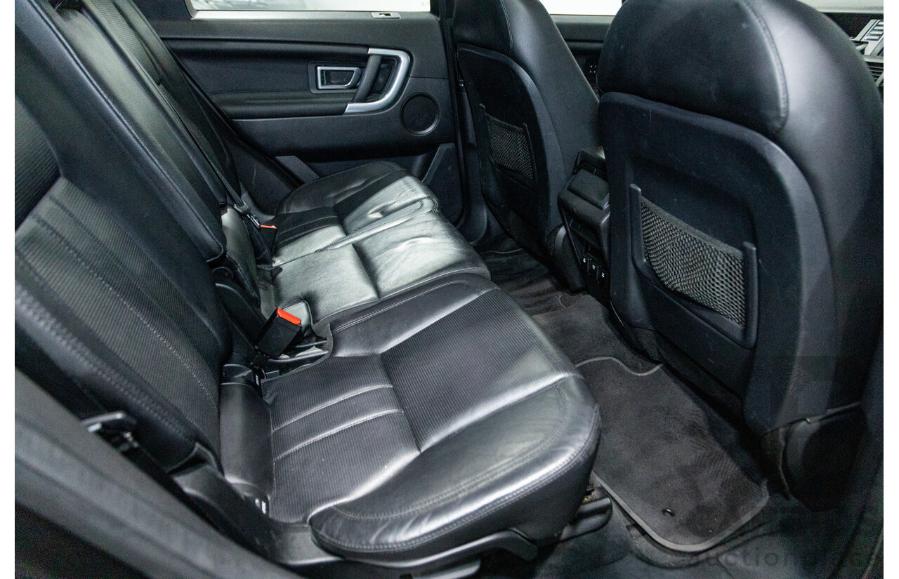 9/2015 Land Rover Discovery Sport TD4 HSE (AWD) LC 4d Wagon Santorini Black Metallic Turbo Diesel 2.2L