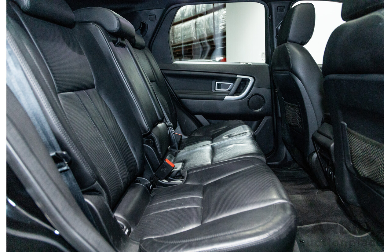 9/2015 Land Rover Discovery Sport TD4 HSE (AWD) LC 4d Wagon Santorini Black Metallic Turbo Diesel 2.2L