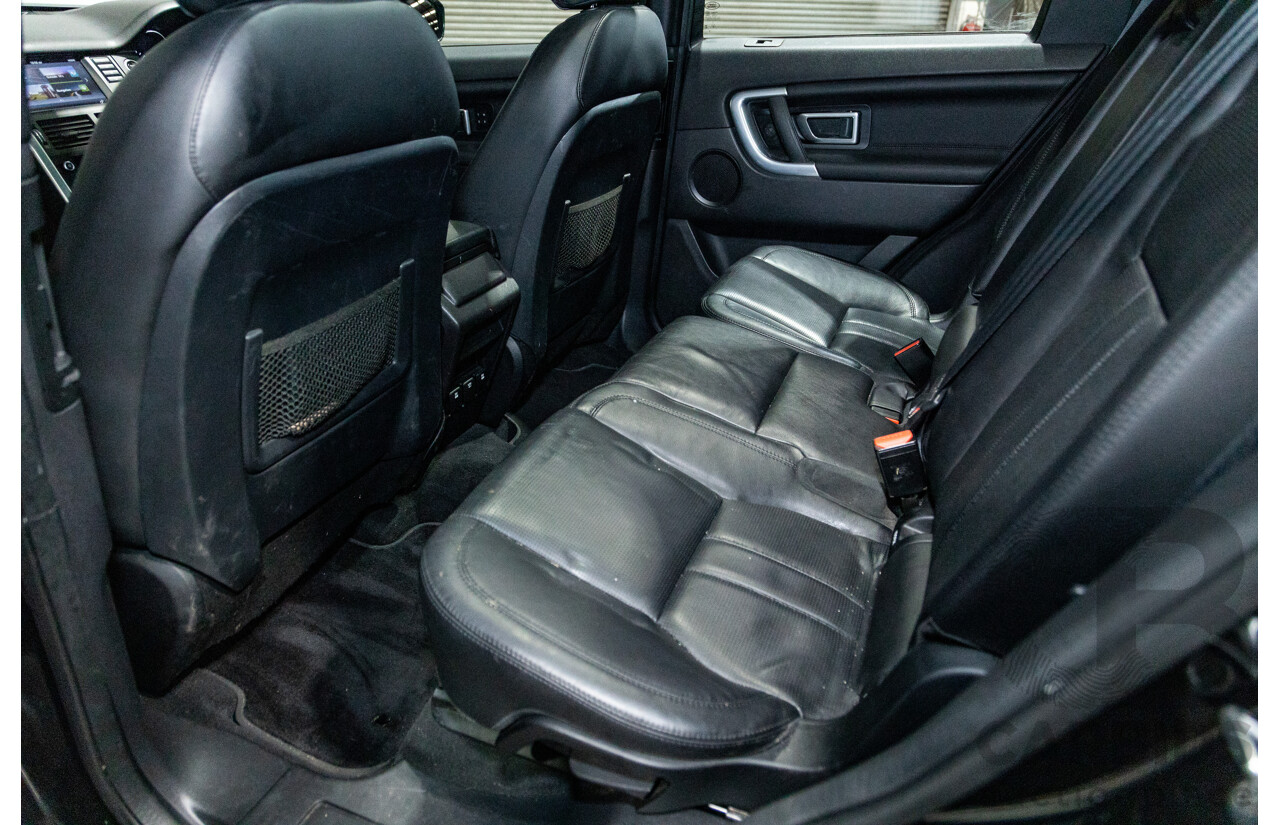 9/2015 Land Rover Discovery Sport TD4 HSE (AWD) LC 4d Wagon Santorini Black Metallic Turbo Diesel 2.2L