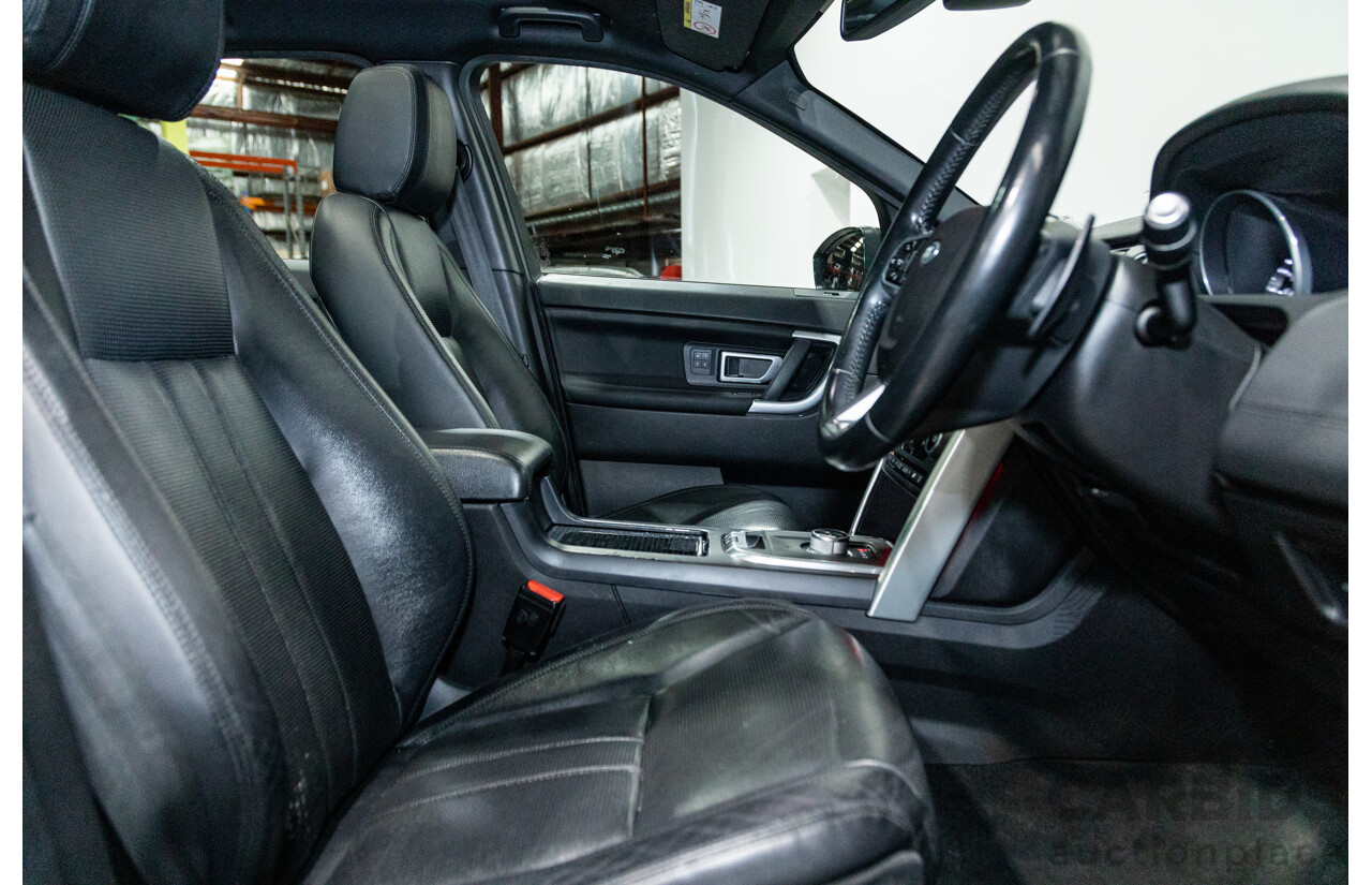 9/2015 Land Rover Discovery Sport TD4 HSE (AWD) LC 4d Wagon Santorini Black Metallic Turbo Diesel 2.2L