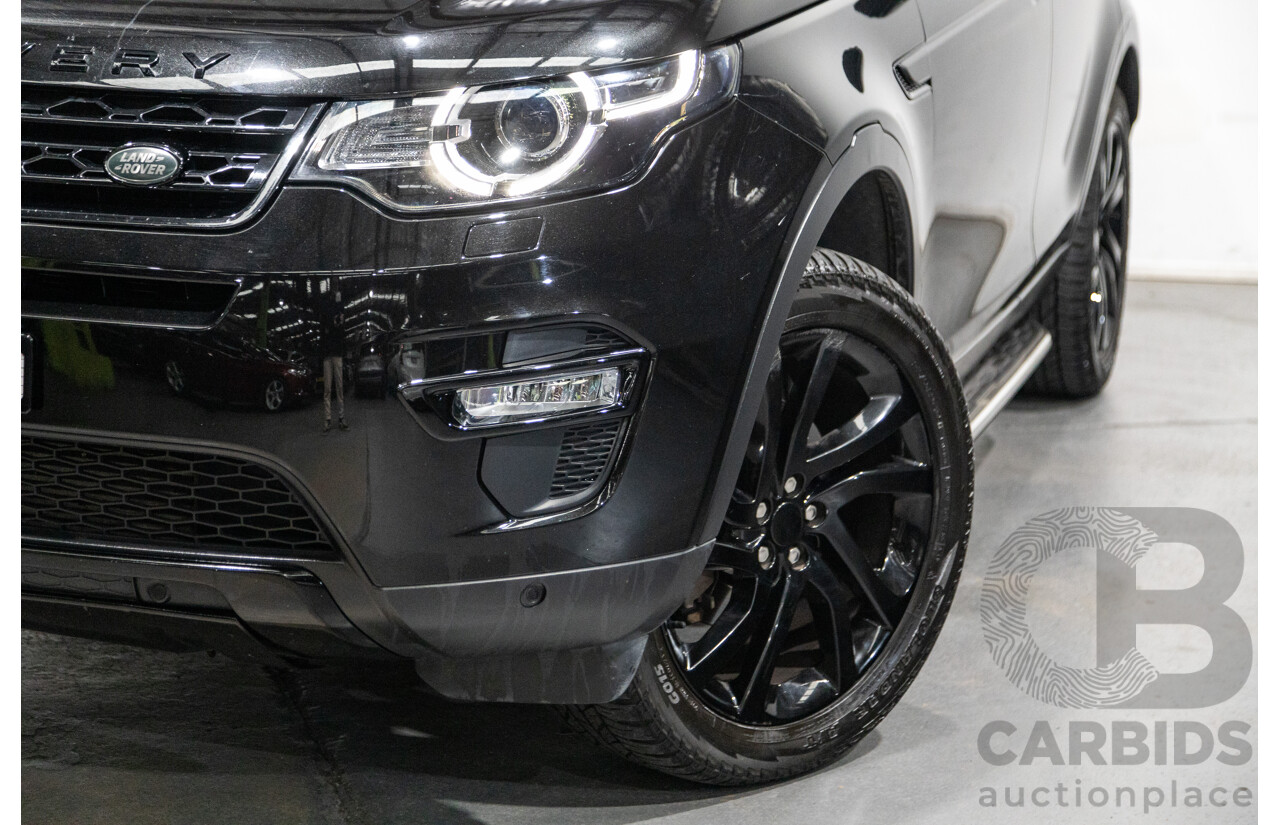 9/2015 Land Rover Discovery Sport TD4 HSE (AWD) LC 4d Wagon Santorini Black Metallic Turbo Diesel 2.2L