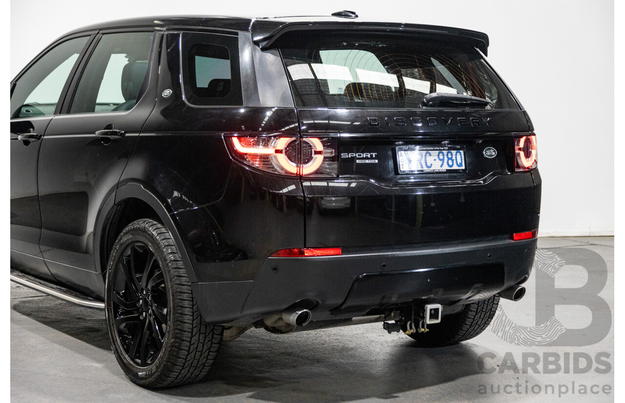 9/2015 Land Rover Discovery Sport TD4 HSE (AWD) LC 4d Wagon Santorini Black Metallic Turbo Diesel 2.2L