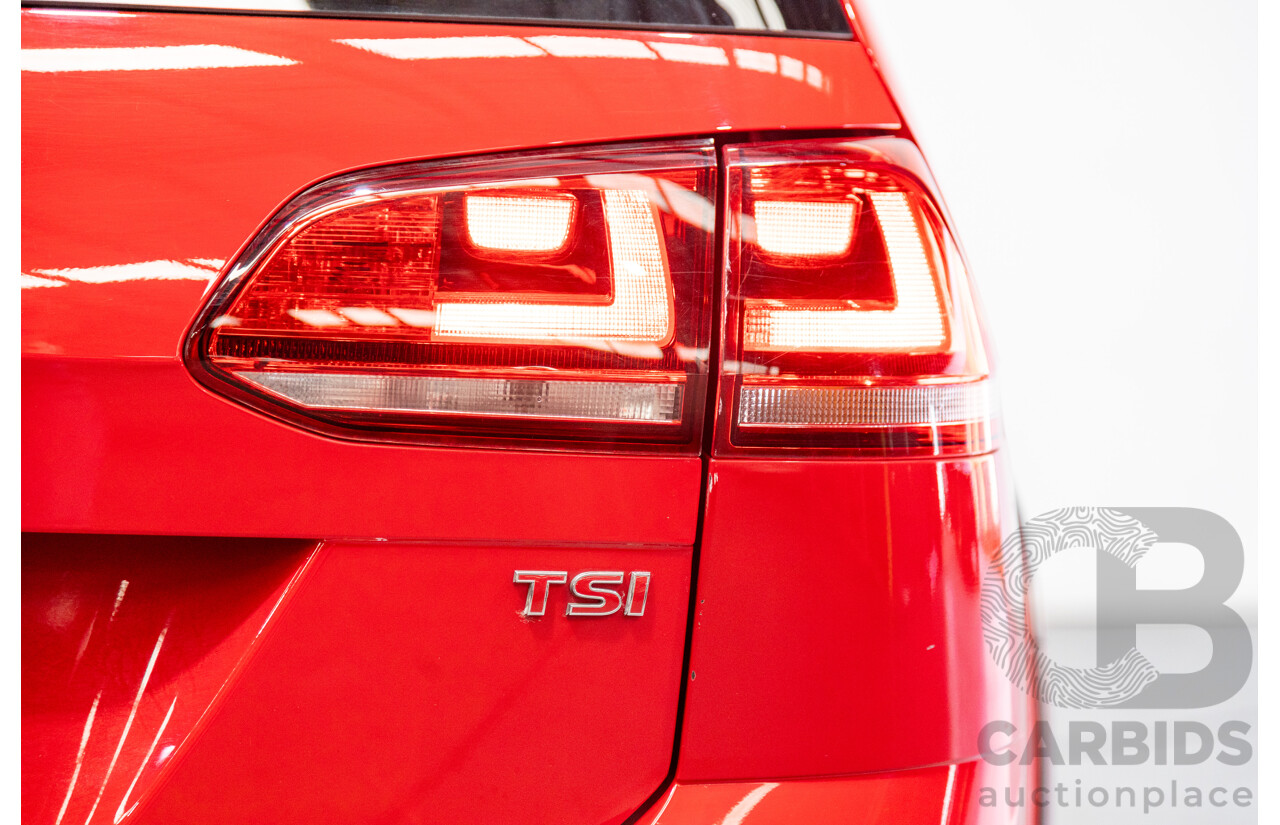 08/2015 Volkswagen Golf Alltrack 132 TSI (AWD) MK7 AU MY16 4d Wagon Tornado Red Turbo 1.8L