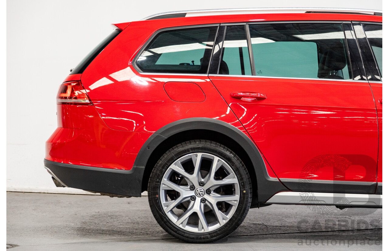 08/2015 Volkswagen Golf Alltrack 132 TSI (AWD) MK7 AU MY16 4d Wagon Tornado Red Turbo 1.8L