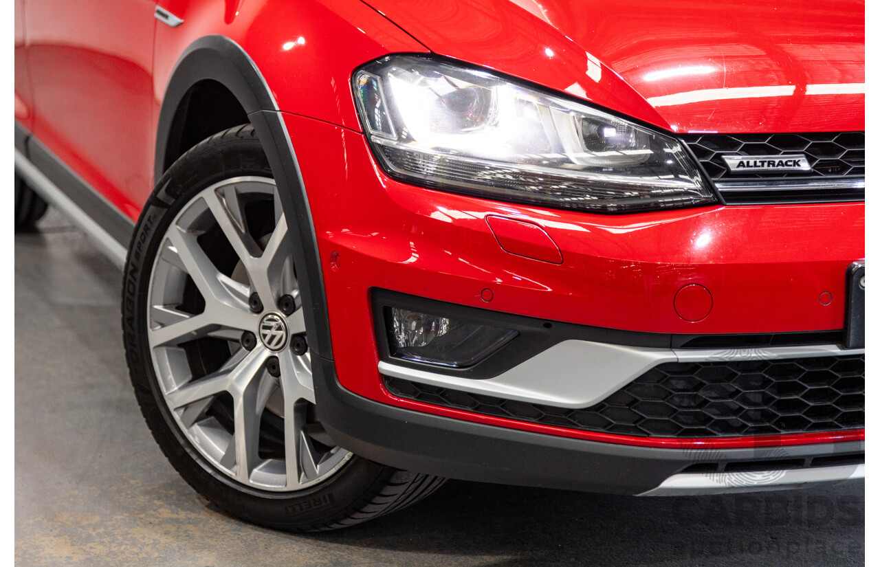 08/2015 Volkswagen Golf Alltrack 132 TSI (AWD) MK7 AU MY16 4d Wagon Tornado Red Turbo 1.8L
