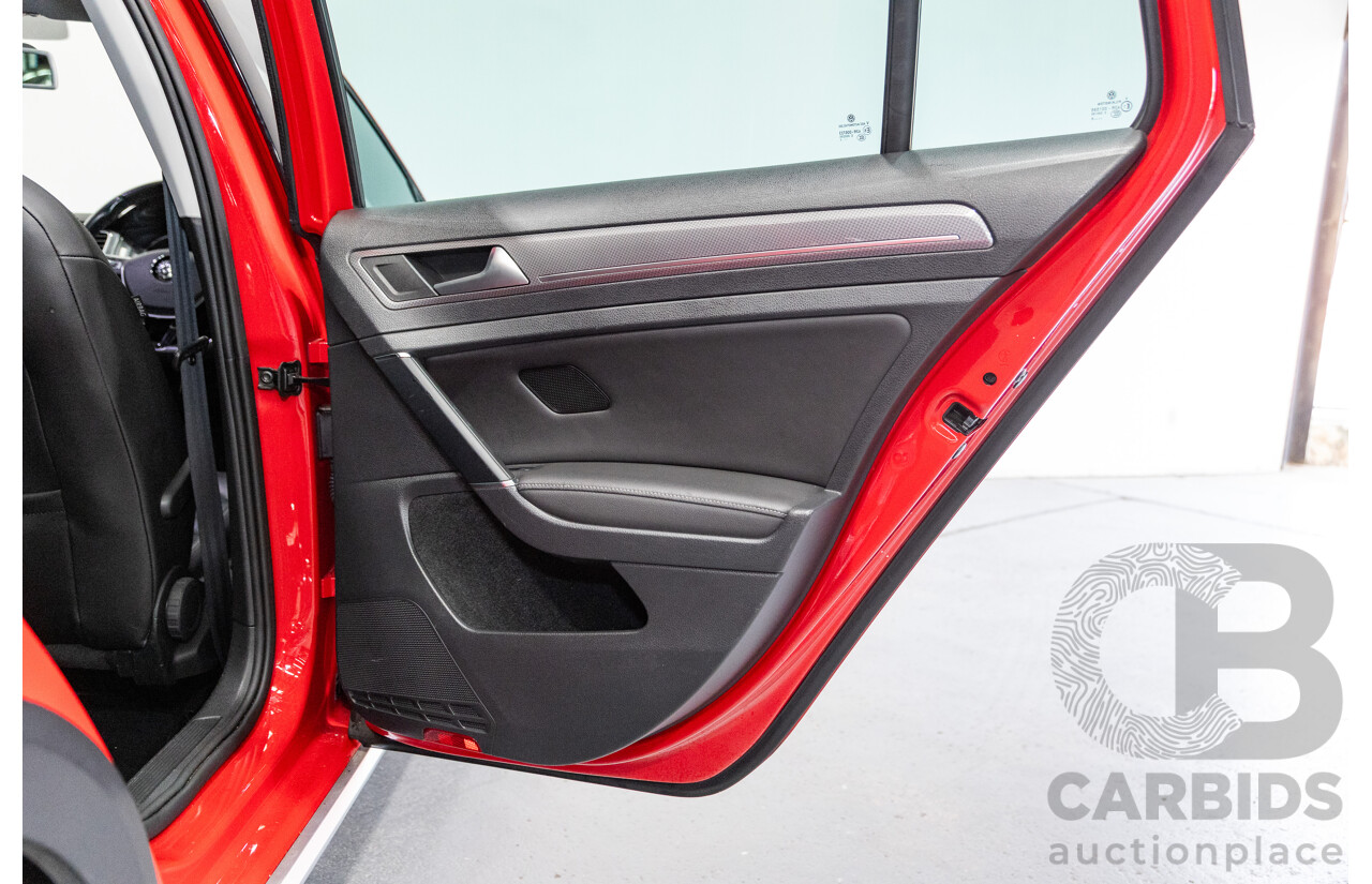 08/2015 Volkswagen Golf Alltrack 132 TSI (AWD) MK7 AU MY16 4d Wagon Tornado Red Turbo 1.8L