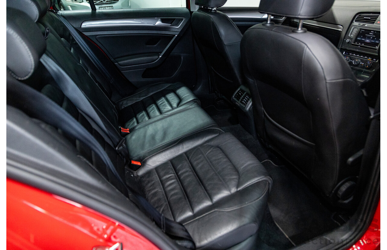 08/2015 Volkswagen Golf Alltrack 132 TSI (AWD) MK7 AU MY16 4d Wagon Tornado Red Turbo 1.8L