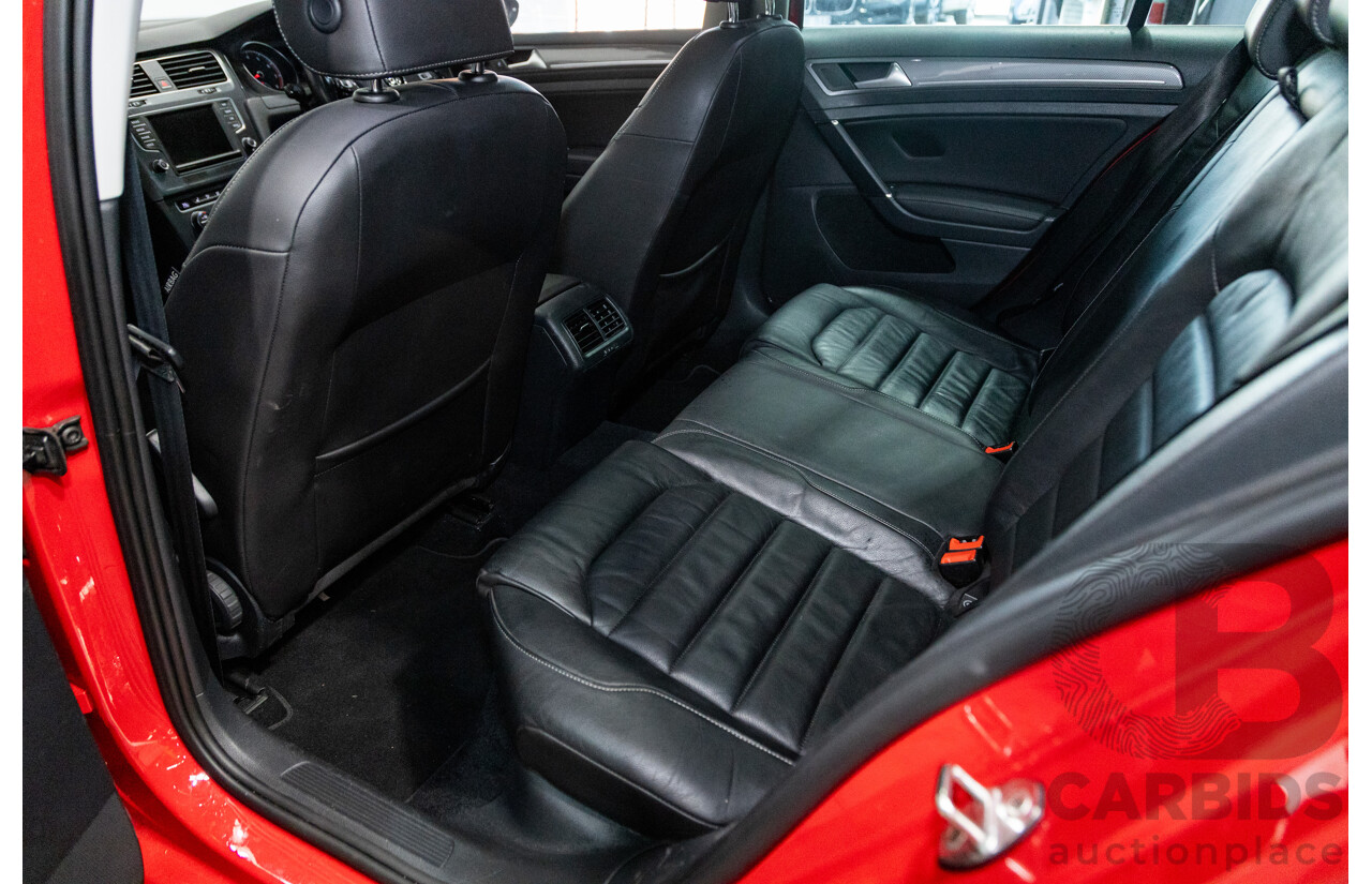 08/2015 Volkswagen Golf Alltrack 132 TSI (AWD) MK7 AU MY16 4d Wagon Tornado Red Turbo 1.8L