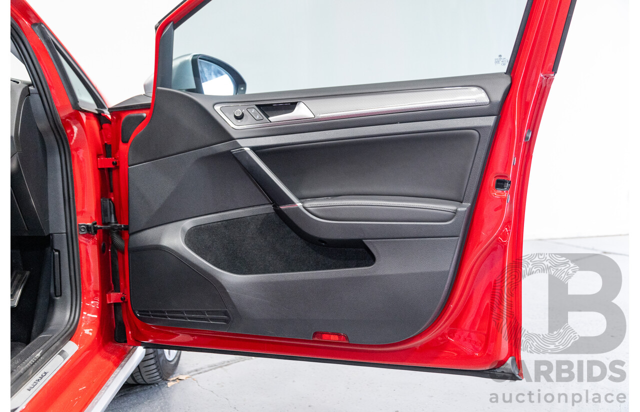 08/2015 Volkswagen Golf Alltrack 132 TSI (AWD) MK7 AU MY16 4d Wagon Tornado Red Turbo 1.8L