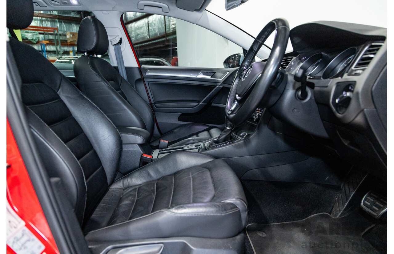 08/2015 Volkswagen Golf Alltrack 132 TSI (AWD) MK7 AU MY16 4d Wagon Tornado Red Turbo 1.8L