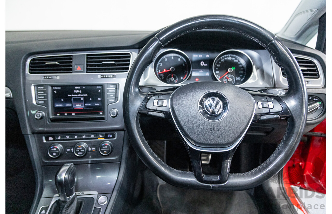 08/2015 Volkswagen Golf Alltrack 132 TSI (AWD) MK7 AU MY16 4d Wagon Tornado Red Turbo 1.8L