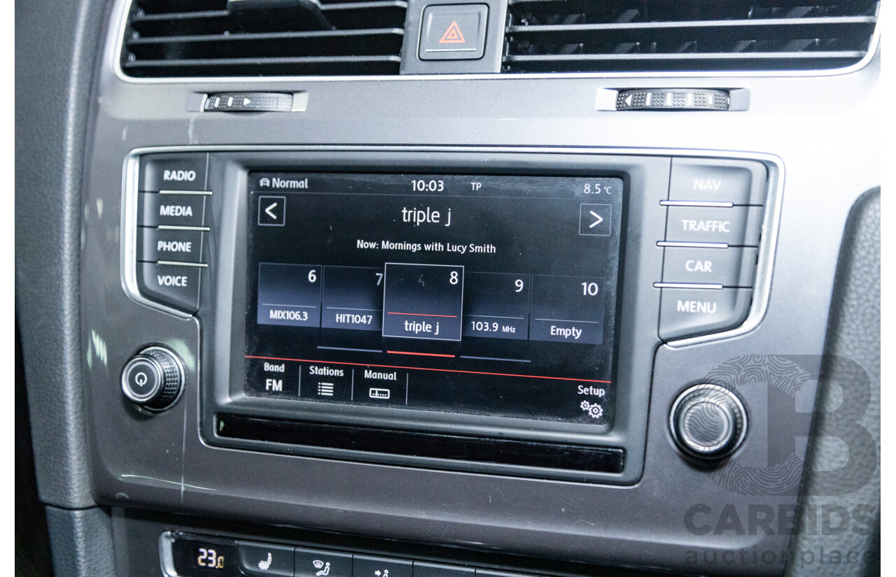 08/2015 Volkswagen Golf Alltrack 132 TSI (AWD) MK7 AU MY16 4d Wagon Tornado Red Turbo 1.8L