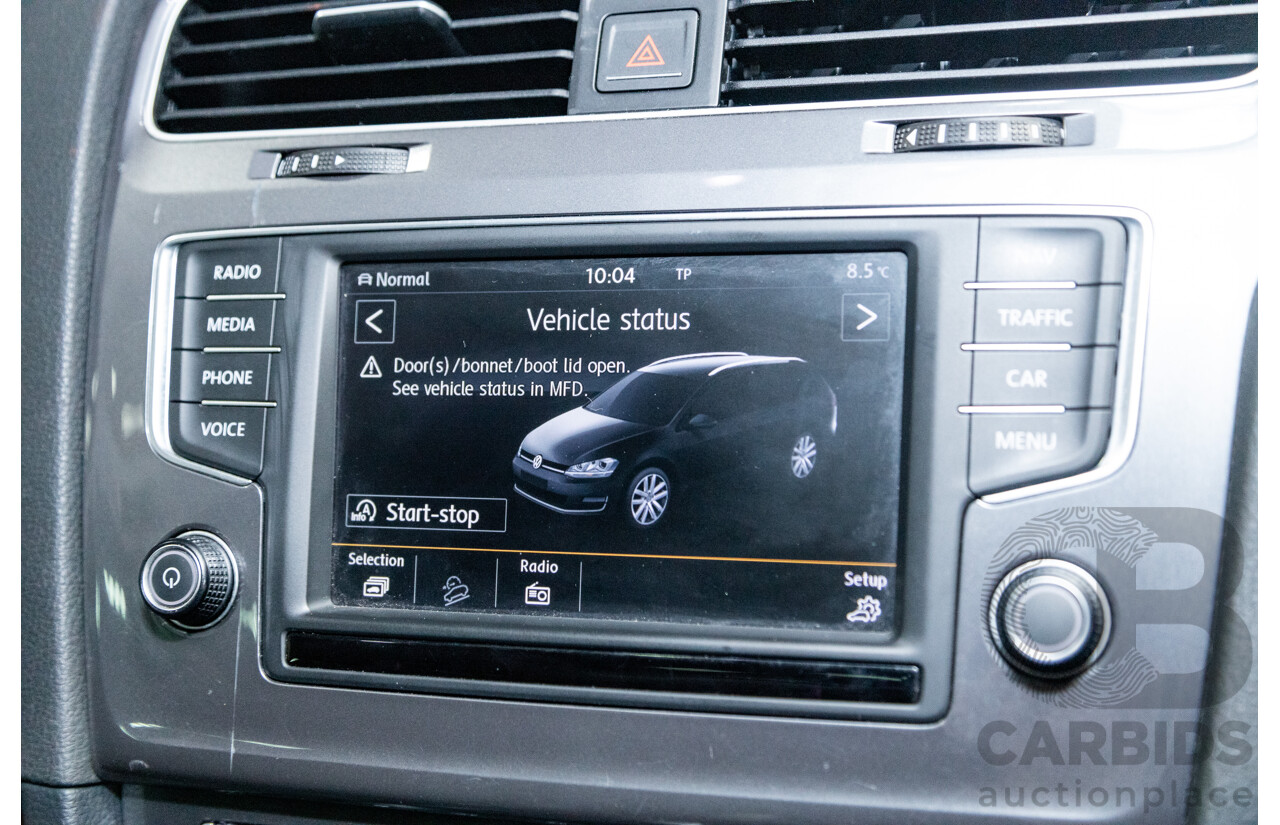 08/2015 Volkswagen Golf Alltrack 132 TSI (AWD) MK7 AU MY16 4d Wagon Tornado Red Turbo 1.8L