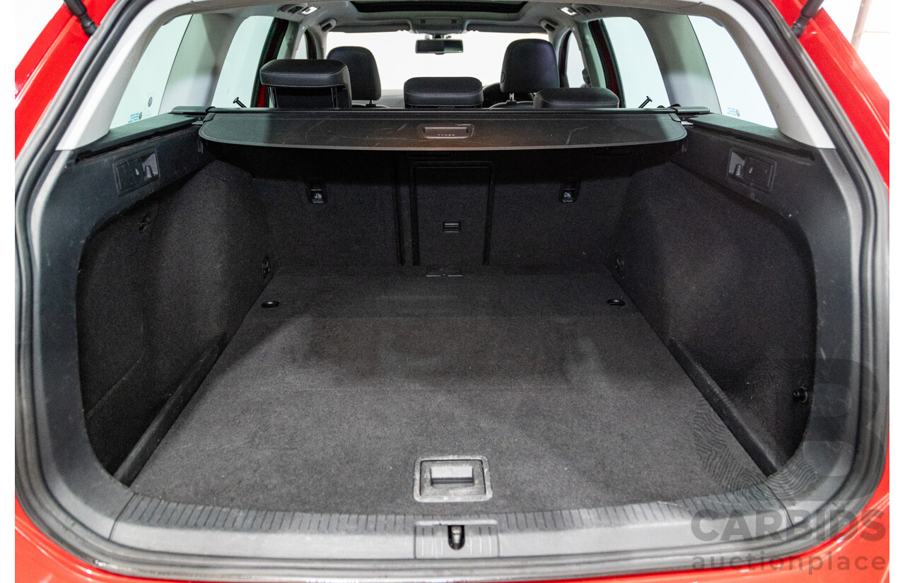 08/2015 Volkswagen Golf Alltrack 132 TSI (AWD) MK7 AU MY16 4d Wagon Tornado Red Turbo 1.8L