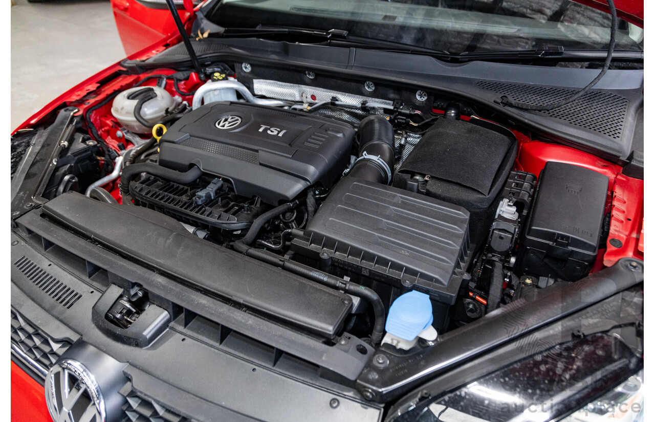 08/2015 Volkswagen Golf Alltrack 132 TSI (AWD) MK7 AU MY16 4d Wagon Tornado Red Turbo 1.8L