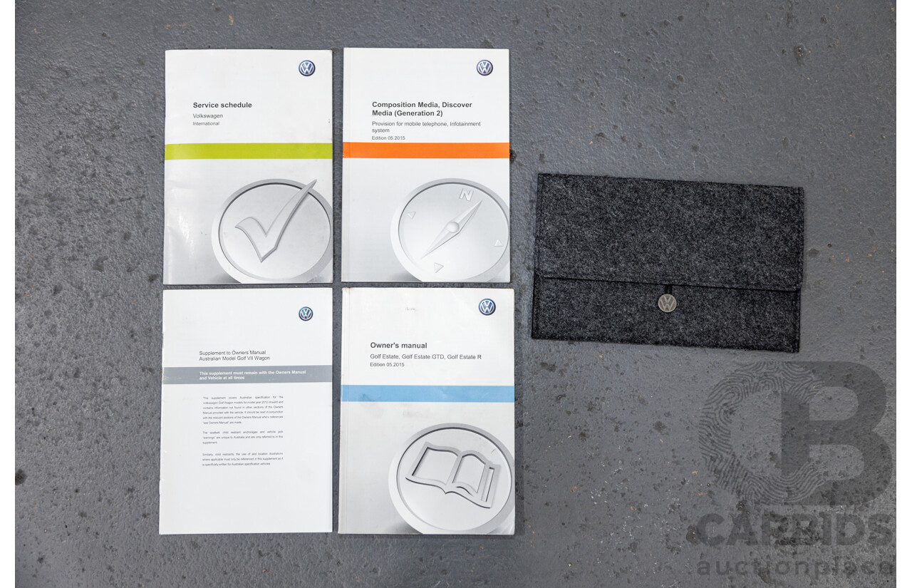 08/2015 Volkswagen Golf Alltrack 132 TSI (AWD) MK7 AU MY16 4d Wagon Tornado Red Turbo 1.8L