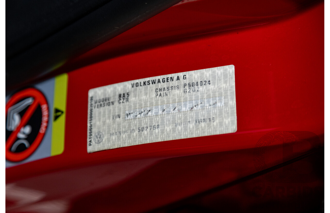 08/2015 Volkswagen Golf Alltrack 132 TSI (AWD) MK7 AU MY16 4d Wagon Tornado Red Turbo 1.8L