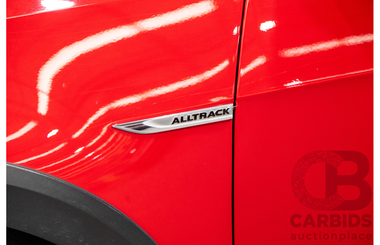 08/2015 Volkswagen Golf Alltrack 132 TSI (AWD) MK7 AU MY16 4d Wagon Tornado Red Turbo 1.8L