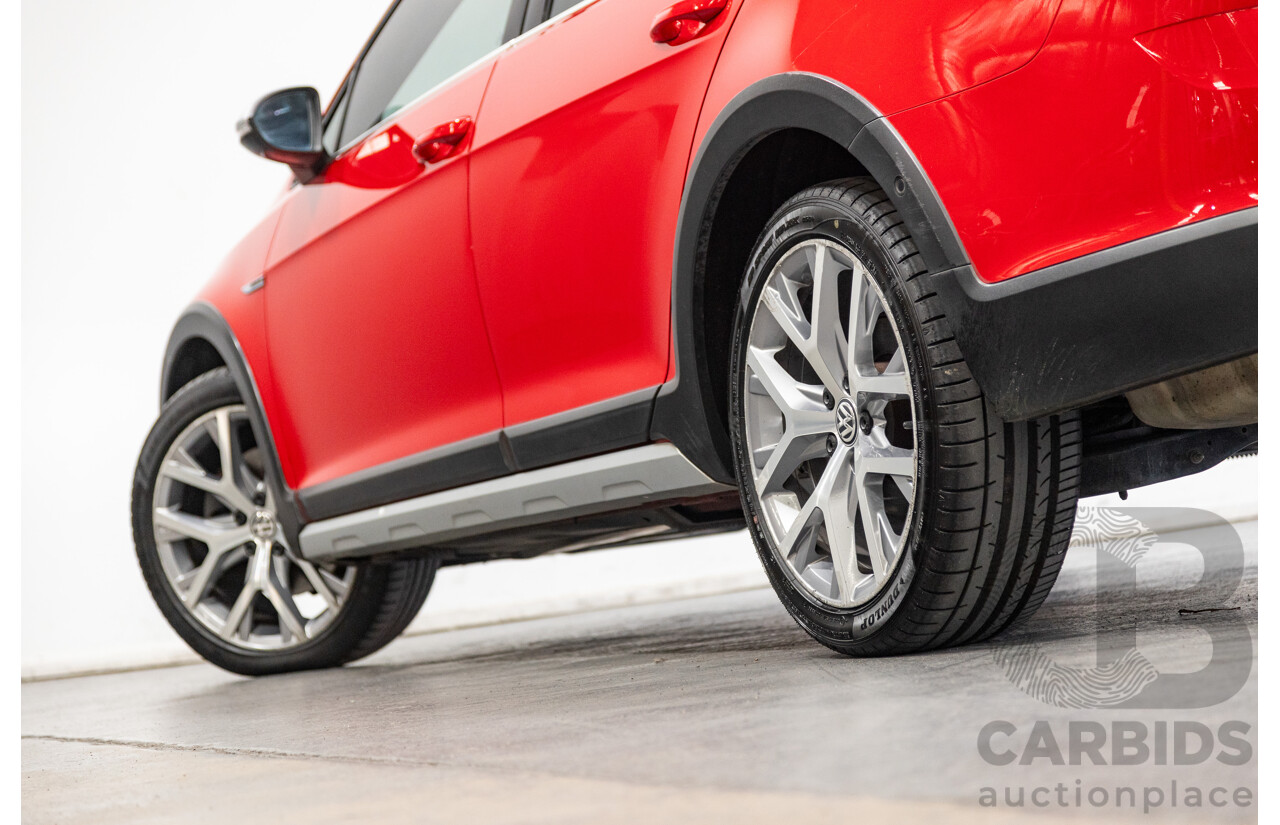 08/2015 Volkswagen Golf Alltrack 132 TSI (AWD) MK7 AU MY16 4d Wagon Tornado Red Turbo 1.8L