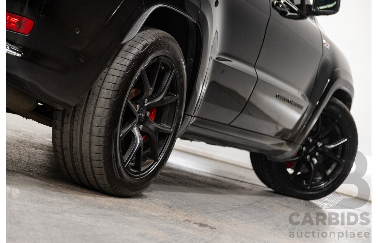 3/2018 Jeep Grand Cherokee SRT 8 (4x4) WK MY18 4d Wagon Diamond Black Crystal Pearl V8 6.4L
