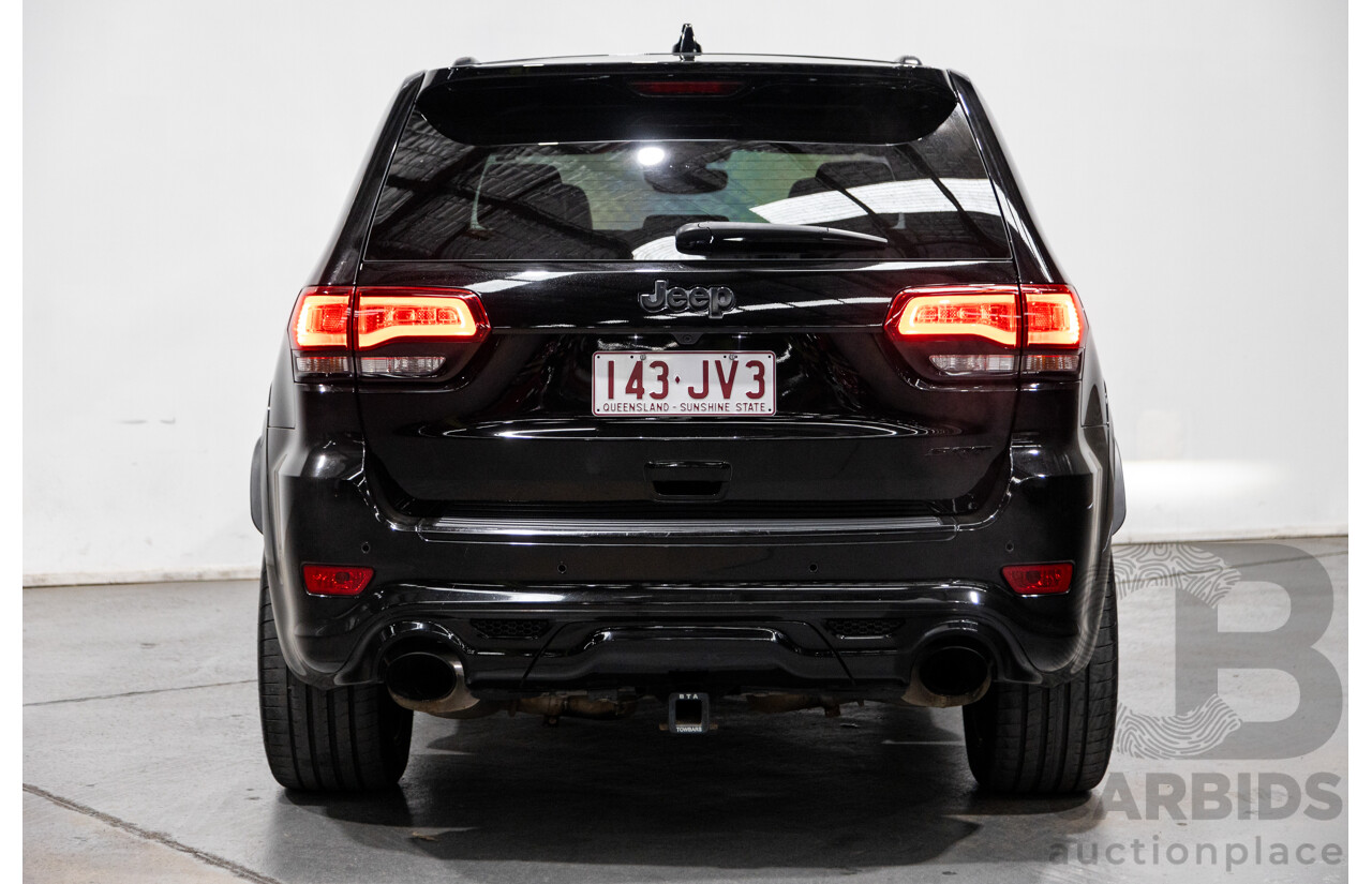 3/2018 Jeep Grand Cherokee SRT 8 (4x4) WK MY18 4d Wagon Diamond Black Crystal Pearl V8 6.4L