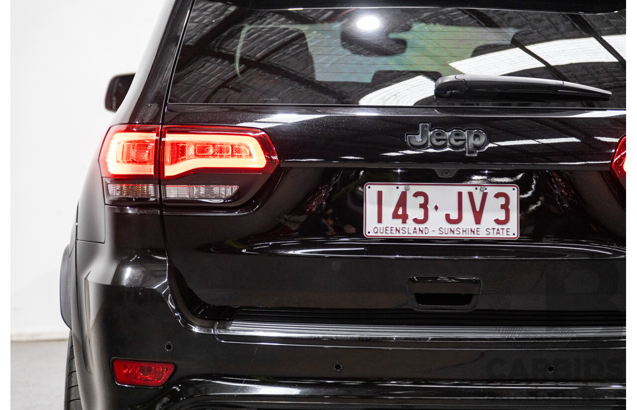 3/2018 Jeep Grand Cherokee SRT 8 (4x4) WK MY18 4d Wagon Diamond Black Crystal Pearl V8 6.4L