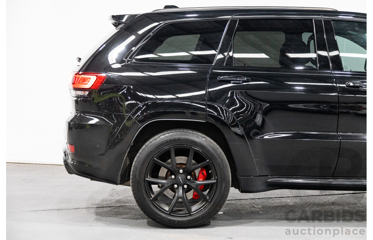 3/2018 Jeep Grand Cherokee SRT 8 (4x4) WK MY18 4d Wagon Diamond Black Crystal Pearl V8 6.4L