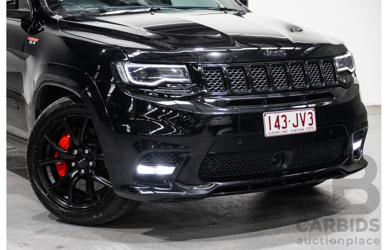 3/2018 Jeep Grand Cherokee SRT 8 (4x4) WK MY18 4d Wagon Diamond Black Crystal Pearl V8 6.4L