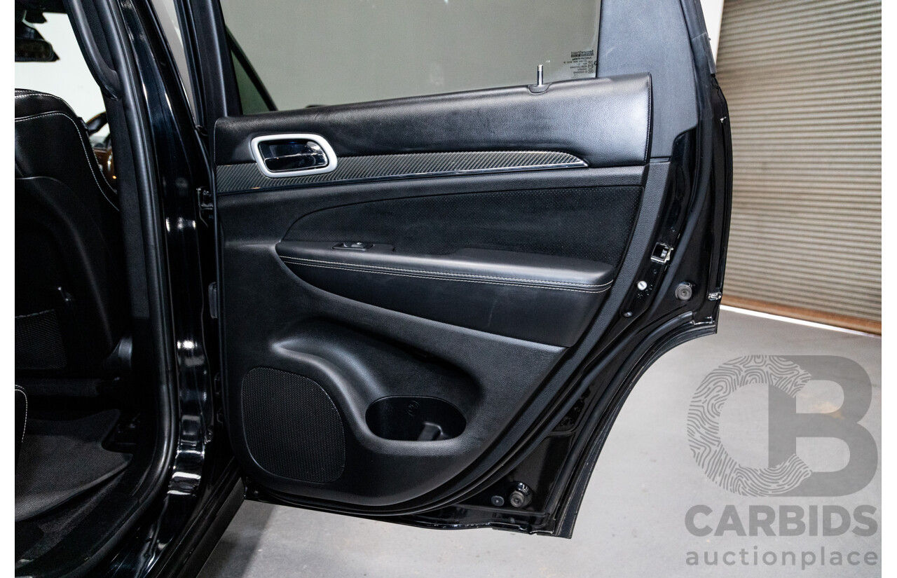 3/2018 Jeep Grand Cherokee SRT 8 (4x4) WK MY18 4d Wagon Diamond Black Crystal Pearl V8 6.4L