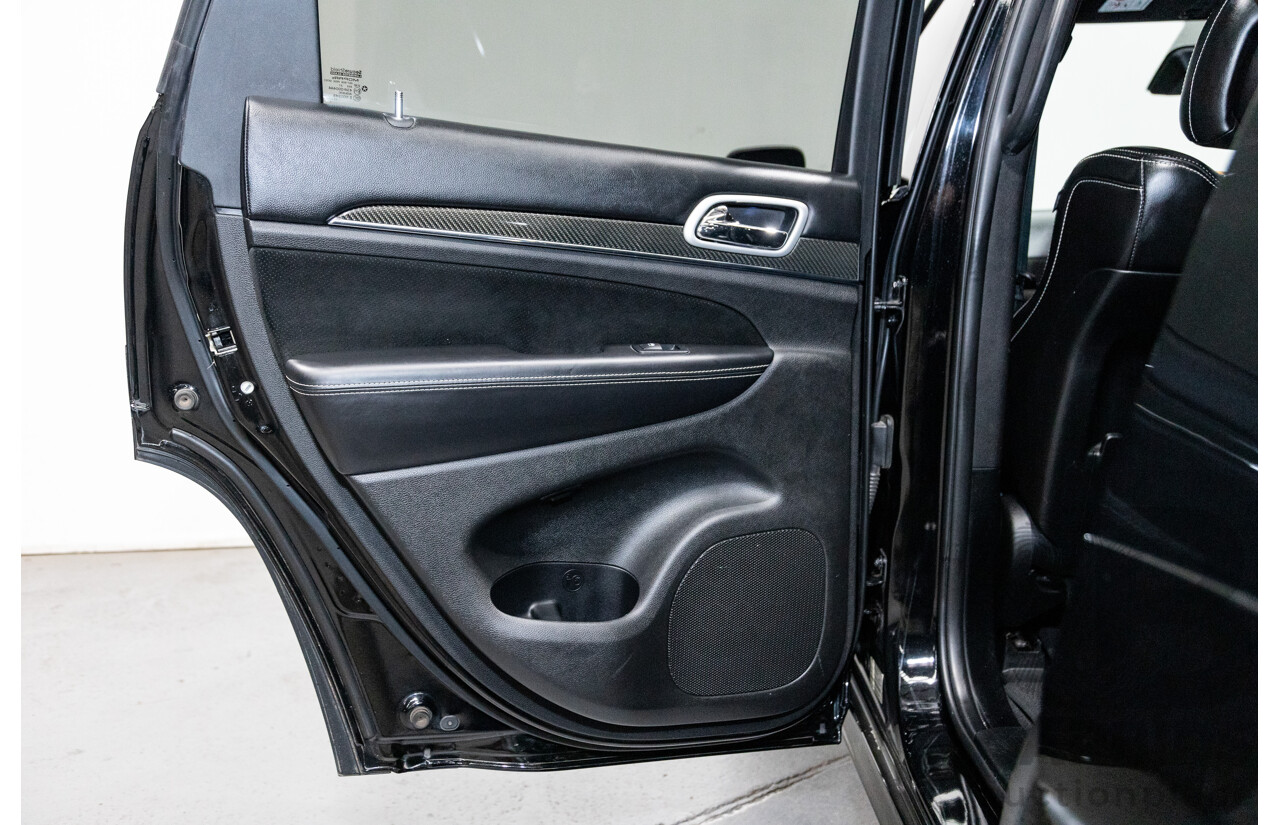 3/2018 Jeep Grand Cherokee SRT 8 (4x4) WK MY18 4d Wagon Diamond Black Crystal Pearl V8 6.4L