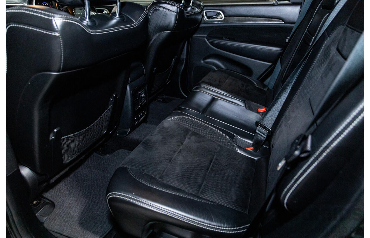 3/2018 Jeep Grand Cherokee SRT 8 (4x4) WK MY18 4d Wagon Diamond Black Crystal Pearl V8 6.4L