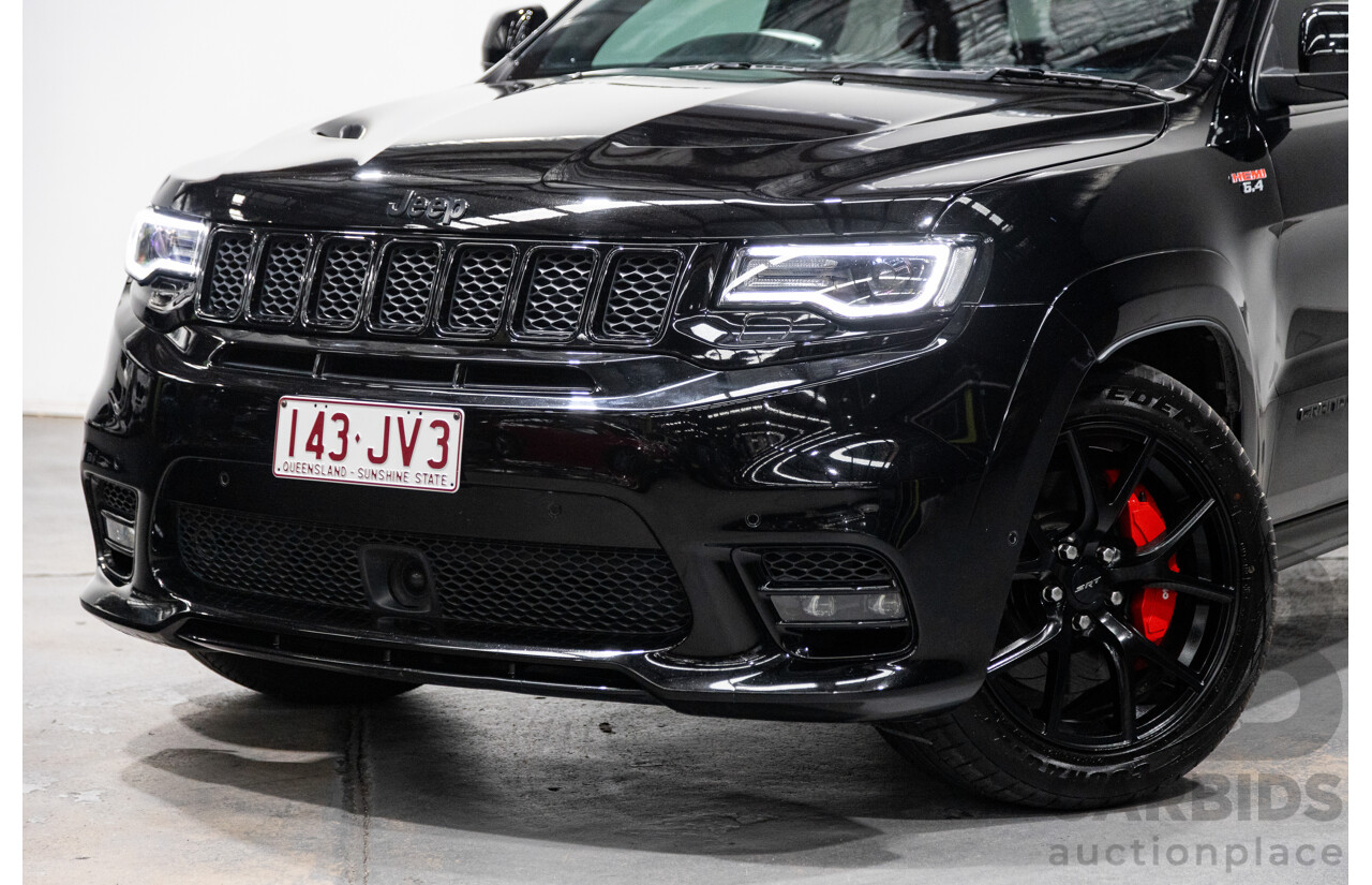 3/2018 Jeep Grand Cherokee SRT 8 (4x4) WK MY18 4d Wagon Diamond Black Crystal Pearl V8 6.4L