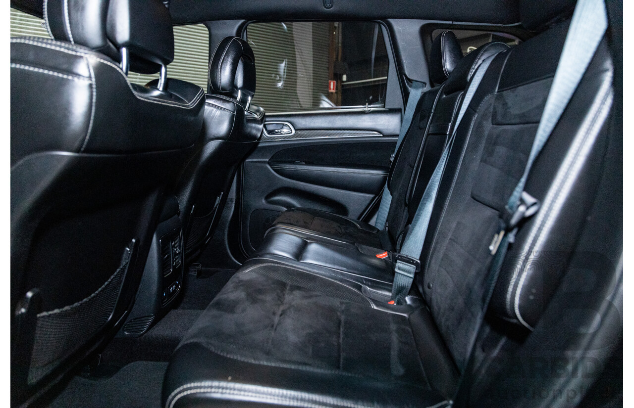 3/2018 Jeep Grand Cherokee SRT 8 (4x4) WK MY18 4d Wagon Diamond Black Crystal Pearl V8 6.4L