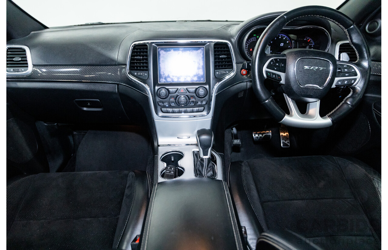 3/2018 Jeep Grand Cherokee SRT 8 (4x4) WK MY18 4d Wagon Diamond Black Crystal Pearl V8 6.4L