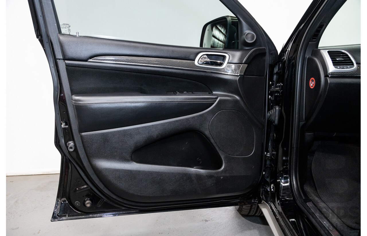 3/2018 Jeep Grand Cherokee SRT 8 (4x4) WK MY18 4d Wagon Diamond Black Crystal Pearl V8 6.4L