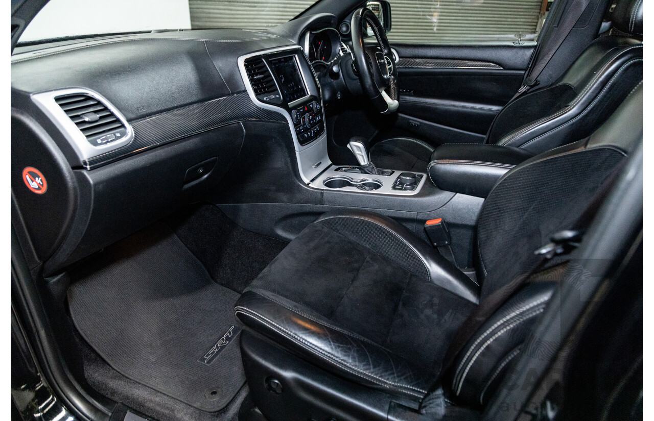 3/2018 Jeep Grand Cherokee SRT 8 (4x4) WK MY18 4d Wagon Diamond Black Crystal Pearl V8 6.4L