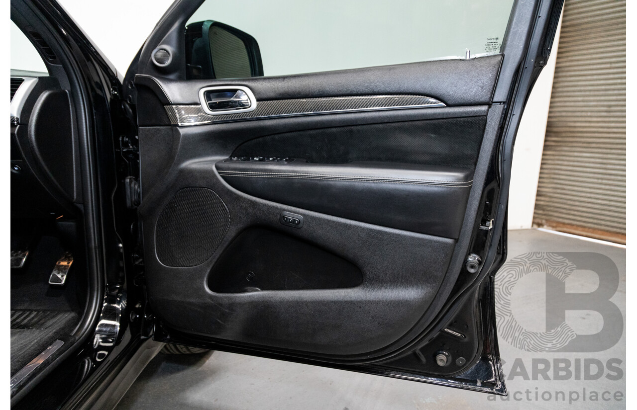 3/2018 Jeep Grand Cherokee SRT 8 (4x4) WK MY18 4d Wagon Diamond Black Crystal Pearl V8 6.4L