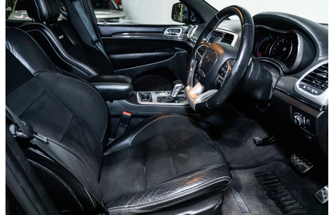 3/2018 Jeep Grand Cherokee SRT 8 (4x4) WK MY18 4d Wagon Diamond Black Crystal Pearl V8 6.4L