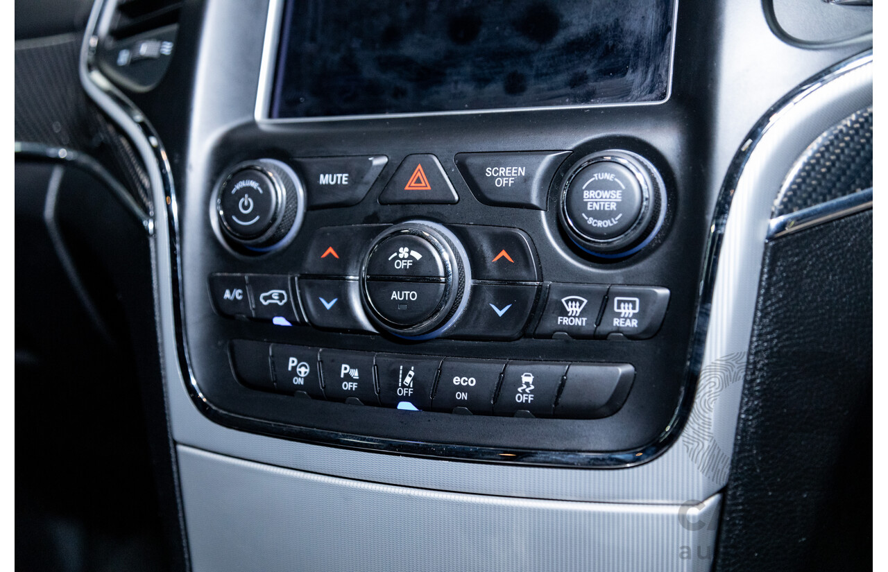 3/2018 Jeep Grand Cherokee SRT 8 (4x4) WK MY18 4d Wagon Diamond Black Crystal Pearl V8 6.4L