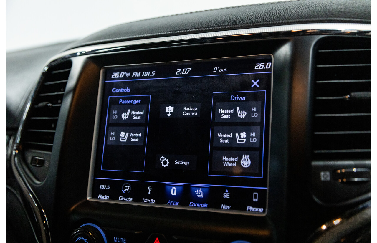 3/2018 Jeep Grand Cherokee SRT 8 (4x4) WK MY18 4d Wagon Diamond Black Crystal Pearl V8 6.4L