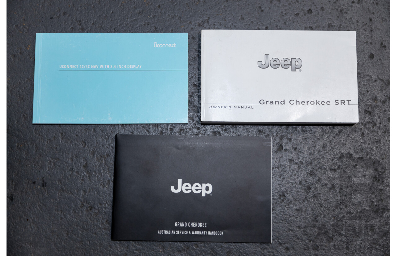3/2018 Jeep Grand Cherokee SRT 8 (4x4) WK MY18 4d Wagon Diamond Black Crystal Pearl V8 6.4L