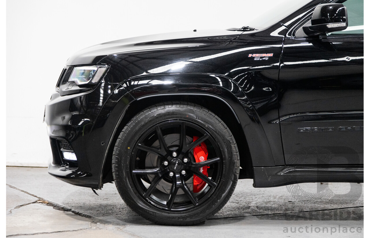 3/2018 Jeep Grand Cherokee SRT 8 (4x4) WK MY18 4d Wagon Diamond Black Crystal Pearl V8 6.4L
