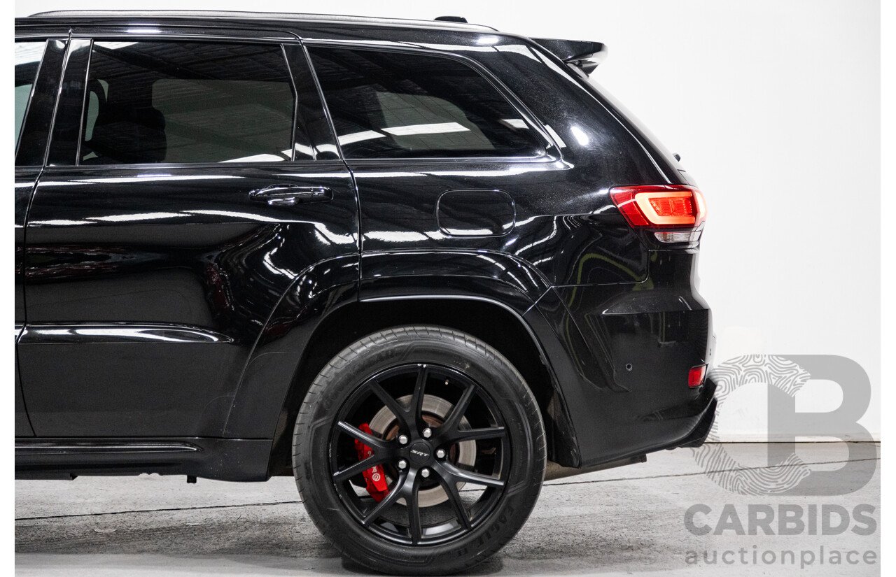 3/2018 Jeep Grand Cherokee SRT 8 (4x4) WK MY18 4d Wagon Diamond Black Crystal Pearl V8 6.4L