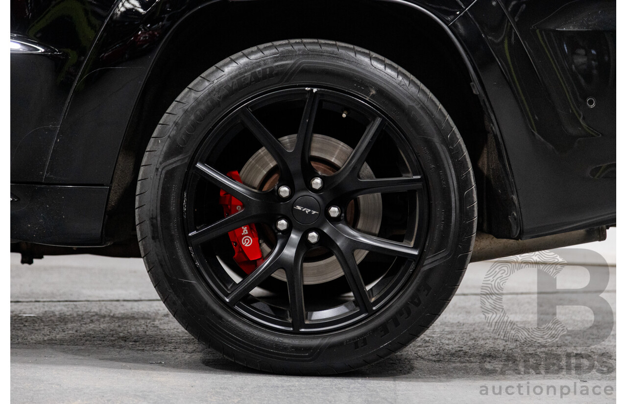 3/2018 Jeep Grand Cherokee SRT 8 (4x4) WK MY18 4d Wagon Diamond Black Crystal Pearl V8 6.4L