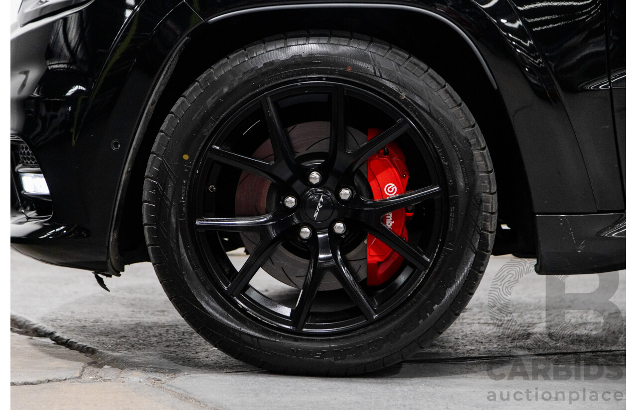 3/2018 Jeep Grand Cherokee SRT 8 (4x4) WK MY18 4d Wagon Diamond Black Crystal Pearl V8 6.4L