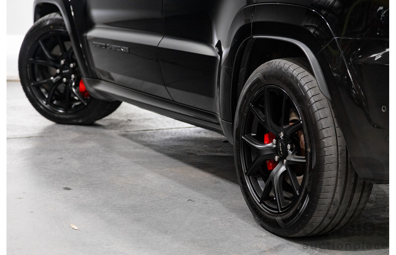 3/2018 Jeep Grand Cherokee SRT 8 (4x4) WK MY18 4d Wagon Diamond Black Crystal Pearl V8 6.4L