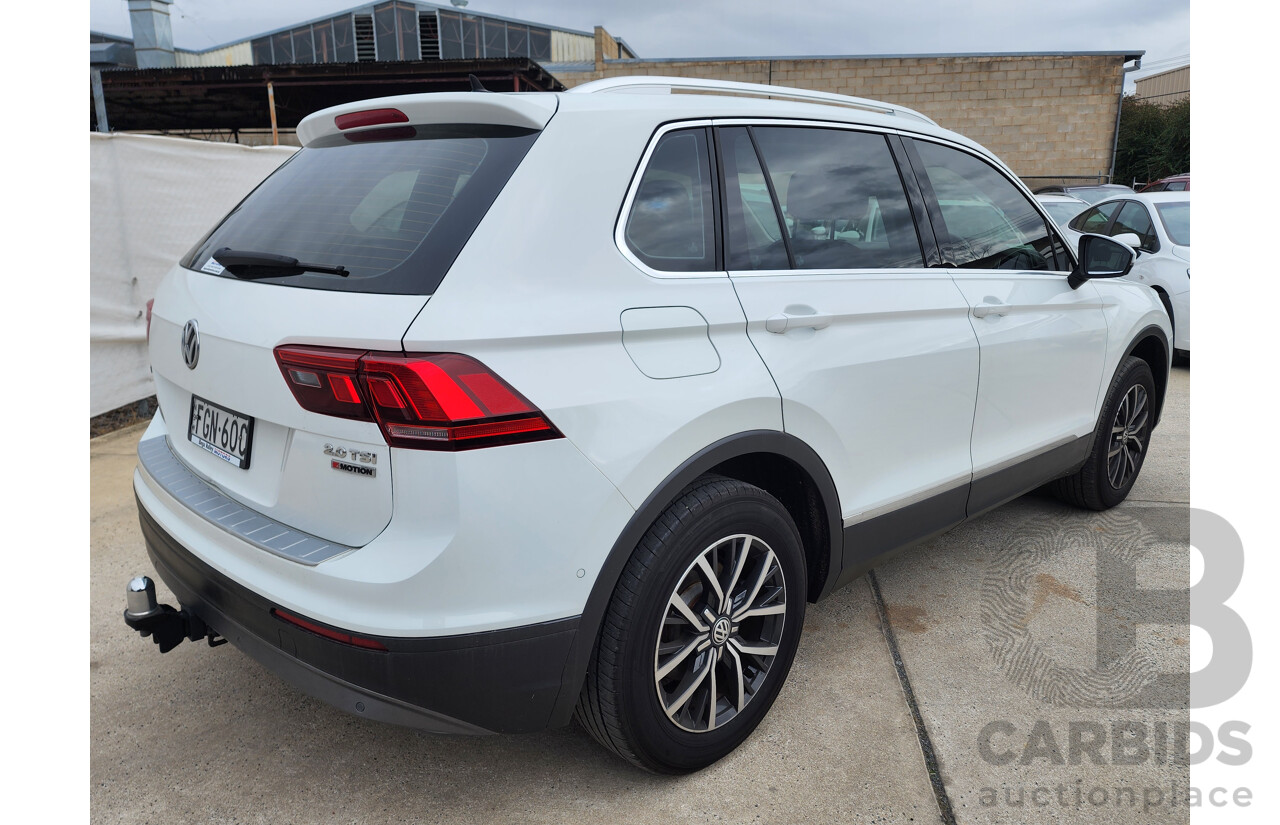1/2017 Volkswagen Tiguan 132 TSI (4x4) 5NC MY16 4d Wagon White 2.0L