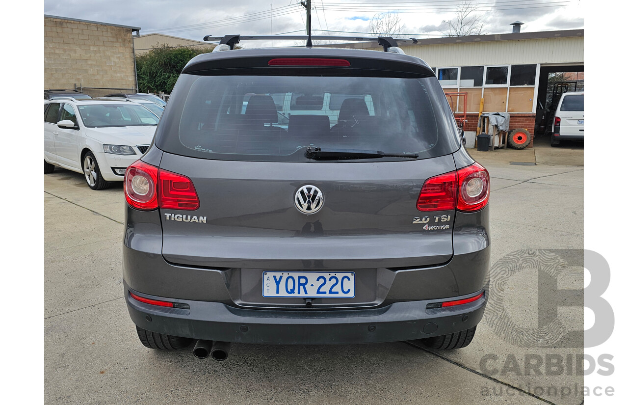 7/2011 Volkswagen Tiguan 147 TSI 5NC MY11 4d Wagon Grey 2.0L