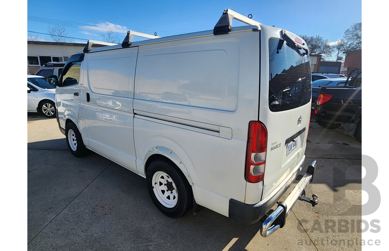 02/2010 Toyota Hi-Ace LWB RWD TRH201R 4D Van White 2.7L