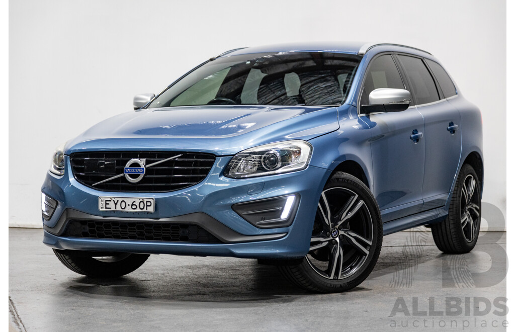 Volvo T6 R Design Blue 4/2017 Volvo XC60 T6 R-Design (AWD) - Lot 1549619 | CARBIDS